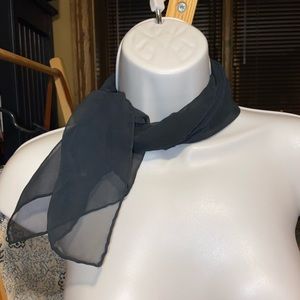 Listing is for 3-100% silk scarves. Black, Brown and Orange.